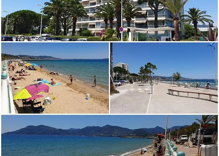 Garden&beach sea view apartment Cannes